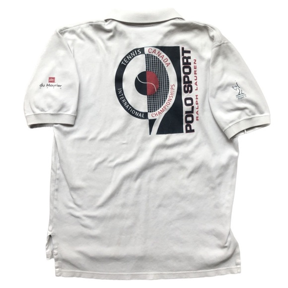 White Vintage Polo Sport 90’s Tee - Picture 2 of 4